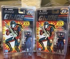 GI Joe 2007 (2) Cobra 🐍 Vipers Foil Exclusive with Star ⭐️ Cases MOC