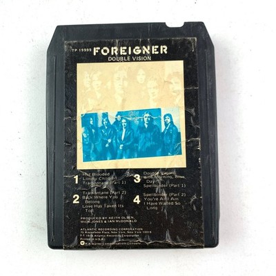 Foreigner Double Vision 8-Track 1978 Classic Rock Atlantic TP 19999