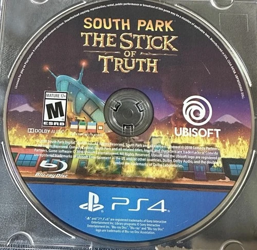 South Park: The Stick of Truth - PS4 - Very Clean - Disc Only