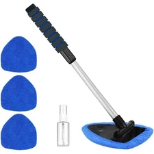 Window Windshield Cleaning Tool Microfiber Car Wiper Cleaner Glass Brush