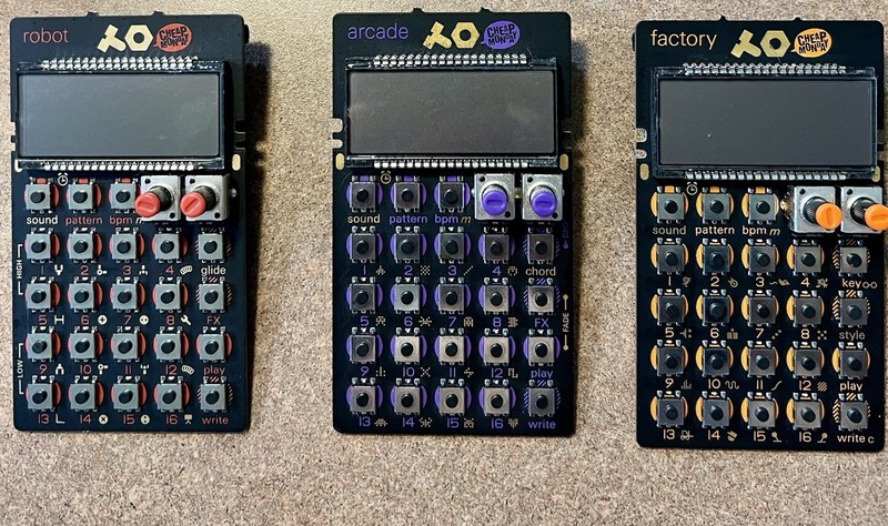 Teenage Engineering PO-20 PO-16 PO-28 Pocket Operator Lot Arcade Factory Robot