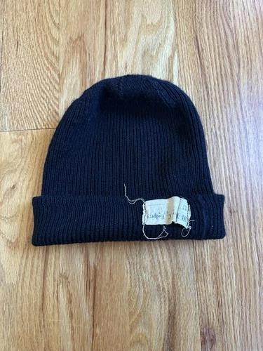 Vintage Wool WWII Korea Navy Watch Cap Military Hat Stencil