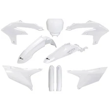 UFO Plastic Kit Set Full Complete White YZ450F 2023-2025 YZ450FX 2024-2026