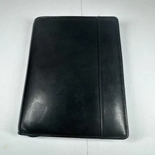 DAY RUNNER Classic Edition Black Zip-Around 3-Ring Planner, Binder 8x10