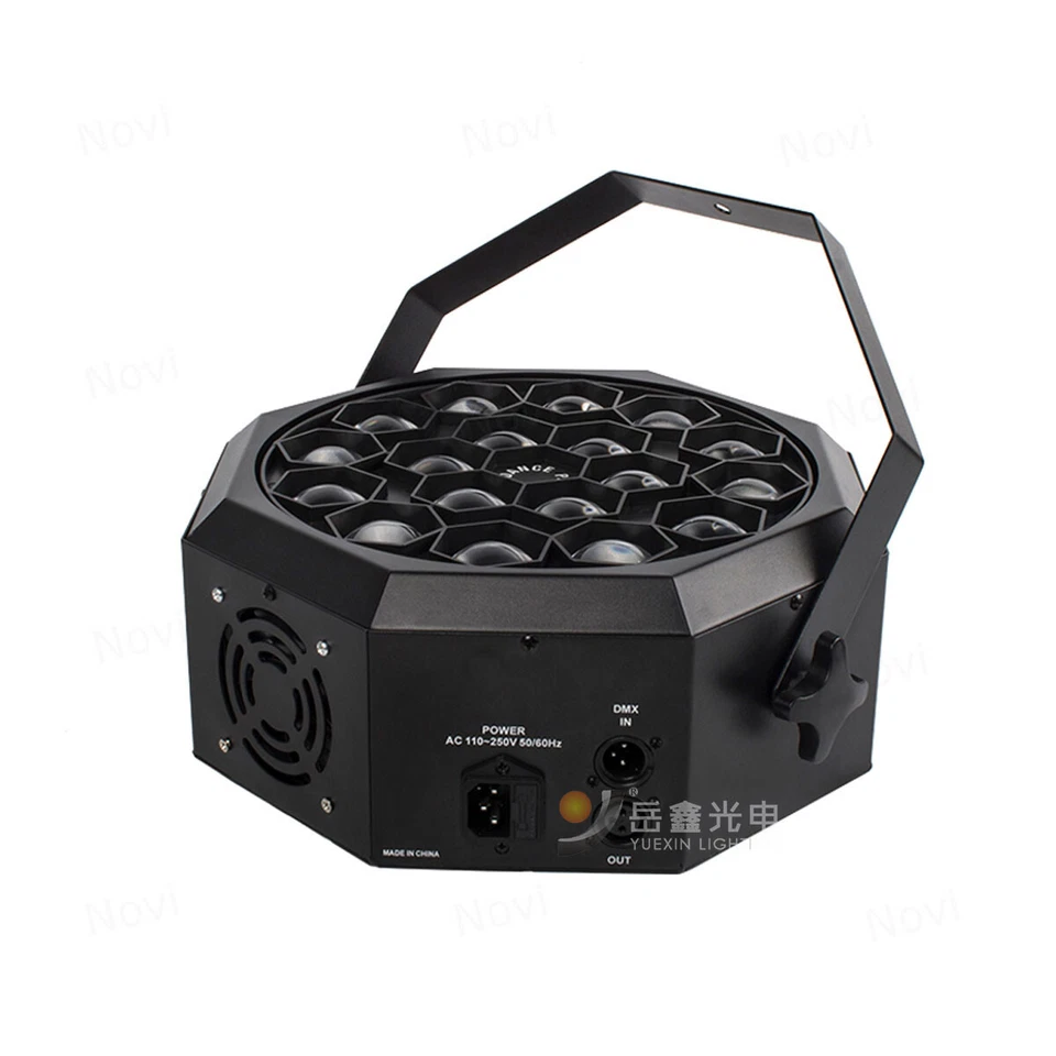 18x10W Bee Eyes Flower Effect Lights for DJ Disco Stage Club Event Show Flash - Image 2 of 4