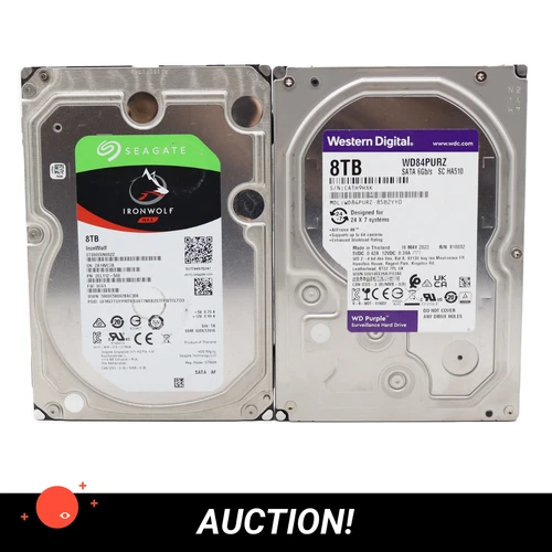 (24TB) 3x WD /Seagate 8TB SATA 3.5" HDD VARIOUS BATCH