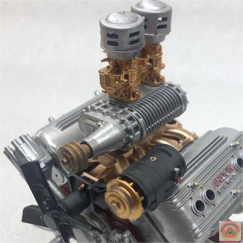 Ford Flathead V8 1/25 costruiscilo a modo tuo hot rod ardun navajo - Foto 5 di 5