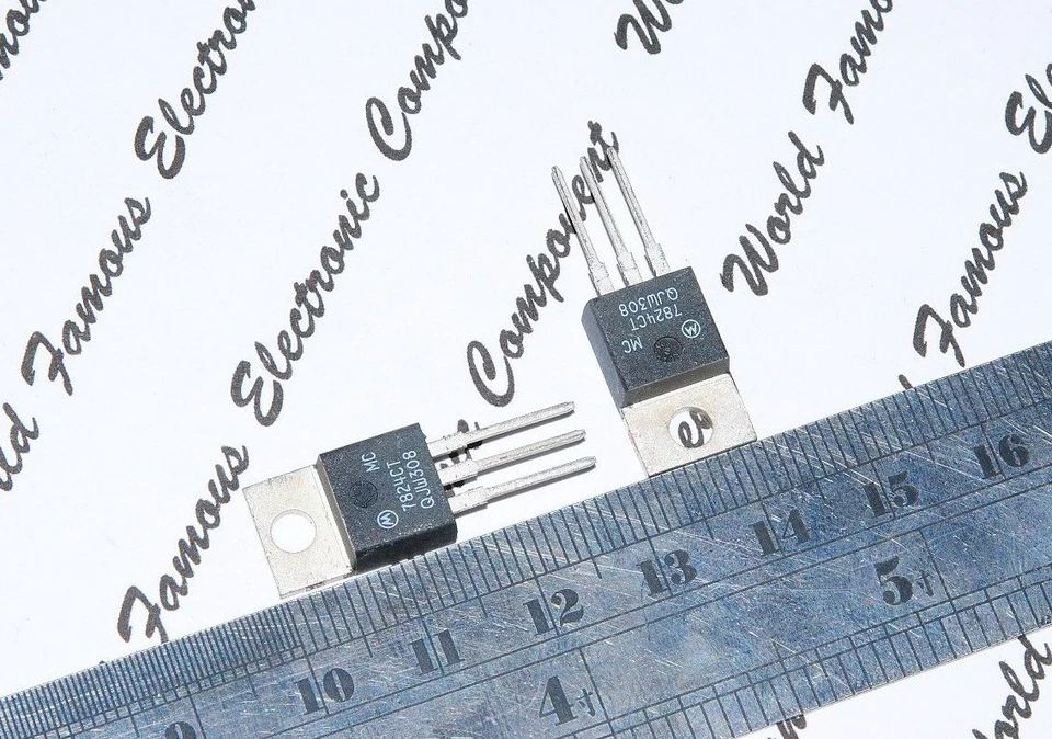 4pcs - MOTOROLA MC7824CT Positive Voltage Regulator TO220 24V 1A Genuine - Image 4 of 4