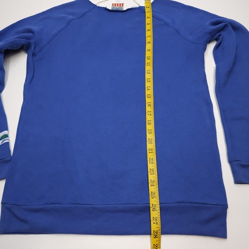 Junk food Sweatshirt Size XL Seattle Seahawks Long Sleeve Blue Womens - Picture 5 of 8