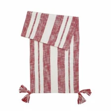 New THRO 16x72 Natural Sophia Striped Tassel Runner