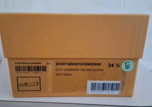 NIB AUTH TOD'S Black Patent Mocassino Driving Shoes Women's Size 4.5 - Picture 5 of 6