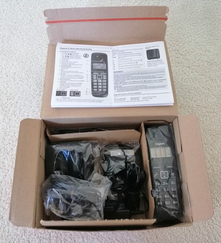 * VGC Boxed Siemens Gigaset A120 Duo DECT Pair Cordless Phone Telephone Set * - Zdjęcie 2 z 10