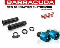 Handgriffe Race Schwarz + Gegengewichte FüR Motorroller Maxi Schwindel Vervemoto
