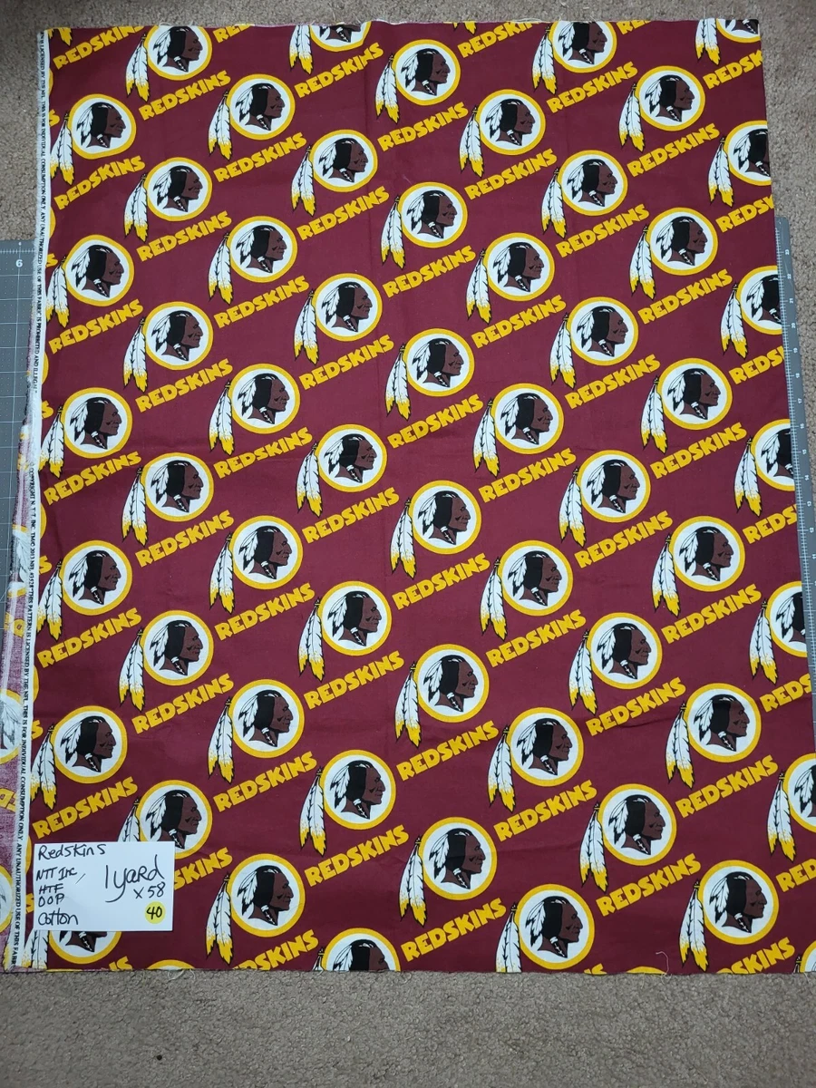 Washington Redskins Cotton Fabric by the yard 36x58 eBay