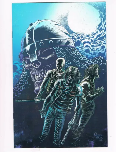 Blood, Skulls & Chrome #1- Kyle Hotz Virgin 1:5 Variant; Second Sight 2021 NM