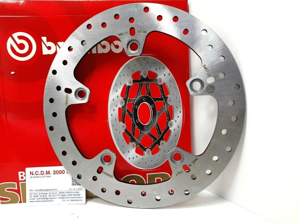 Brembo Rear Brake Disc Kit + Pads BMW F 800 GS 2010 2011 2012 2013 Foto 3 de 4