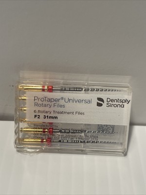 protaper universal rotary files F2 31mm dentsply sirona 6 Files Pack