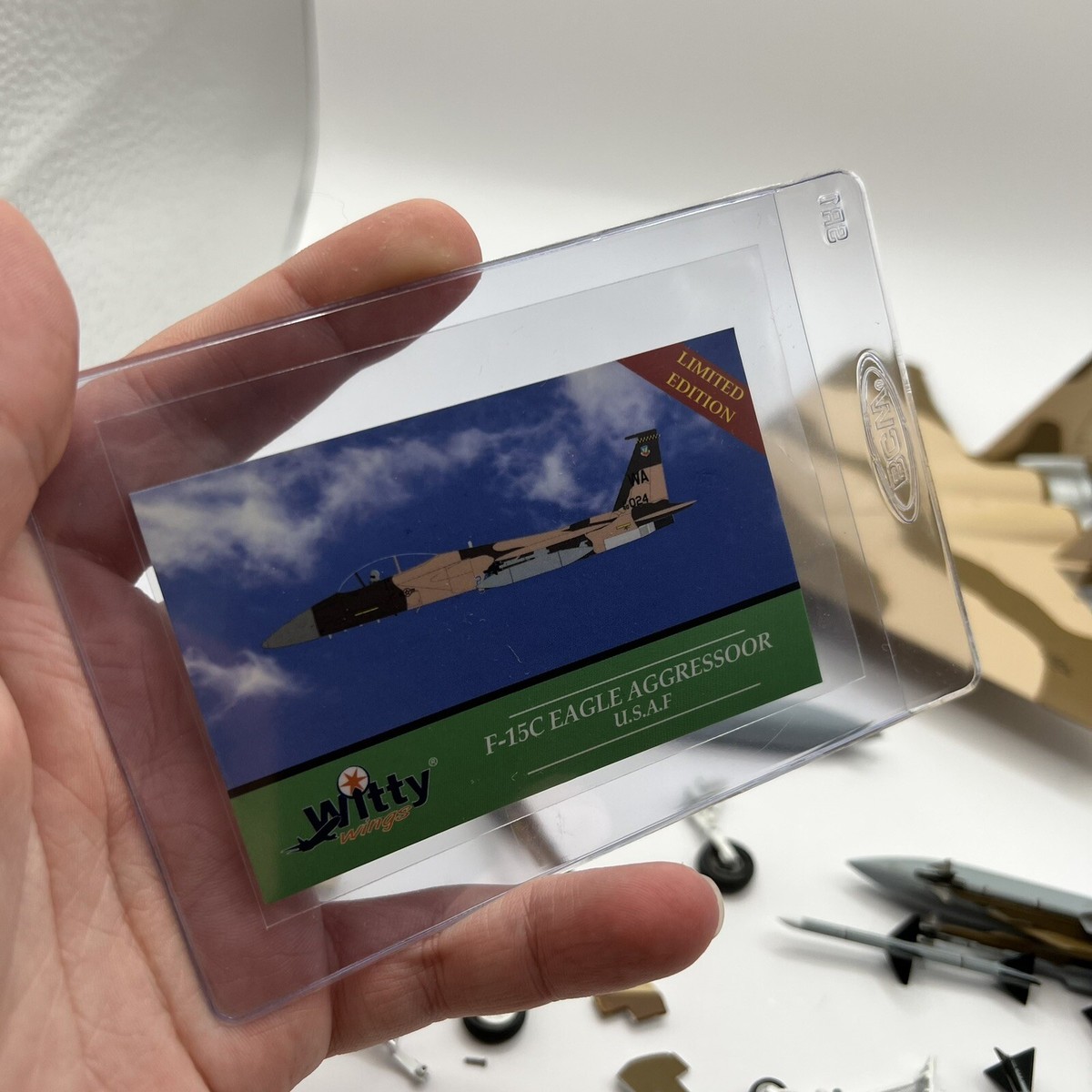WITTY WINGS F-15C EAGLE - AGGRESSOR USAF LIMITED EDITION 287