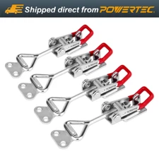 POWERTEC 20333 Pull-Action Latch Toggle Clamp, 400 lbs Capacity, 4002-4PK