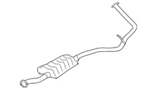 OEM NEW 13-20 Subaru Crosstrek XV Crosstrek Exhaust Intermediate Pipe 44200FJ080