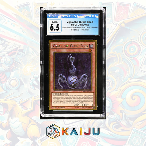 Yu-Gi-Oh! Vijam the Cubic Seed	2017	MVP1-ENG32	Gold Rare	1st Ed CGC 6.5