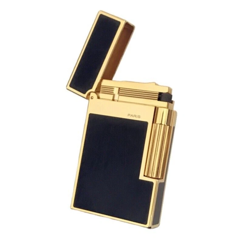 For Memorial S.T Dupont Lighter PING Sound Gas Refillable Brushed/GIFT LL-A04 - Immagine 3 di 4