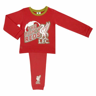 LIVERPOOL PYJAMAS OFFICIAL LFC PYJAMA SET 1yr 2yr 3yr 4 years