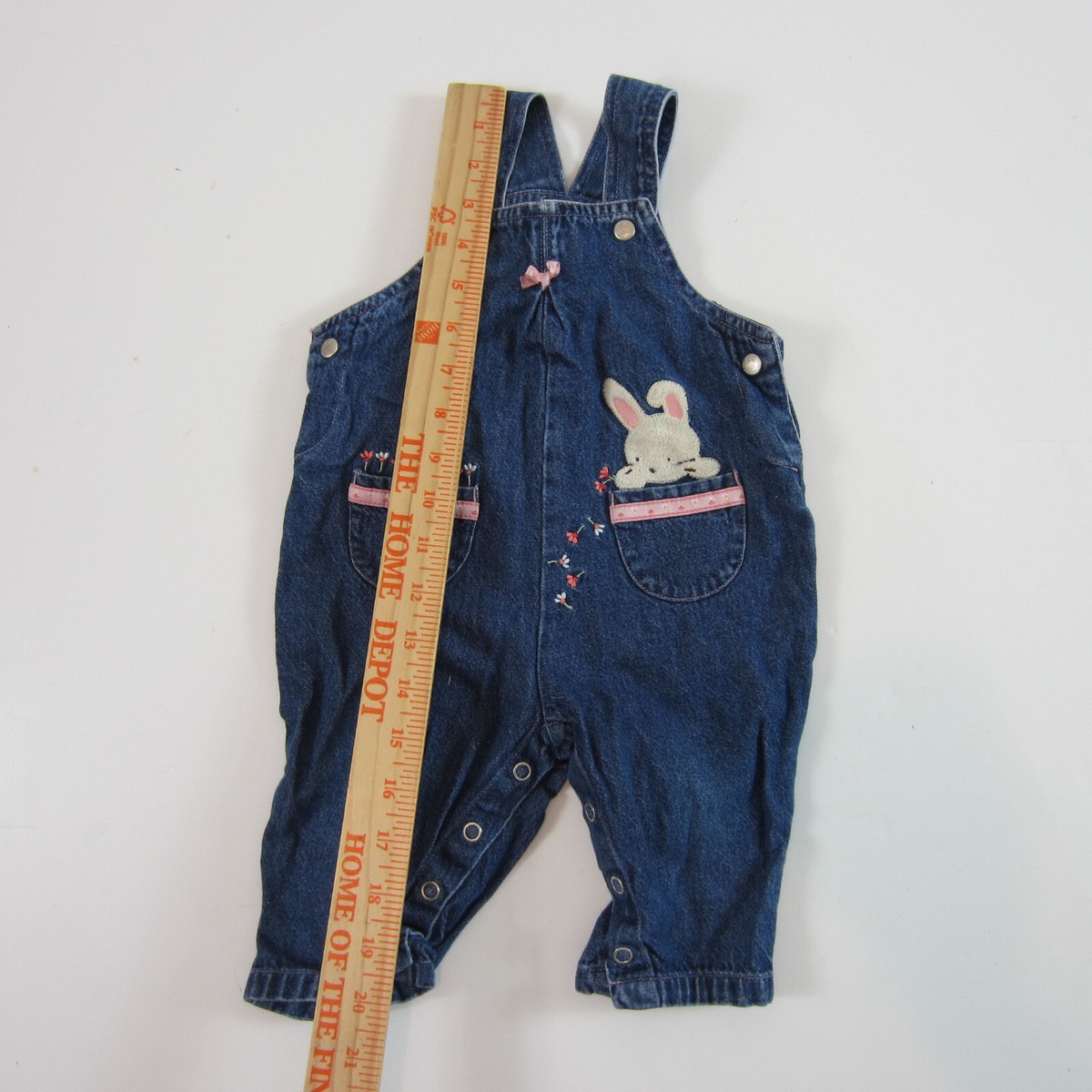 vintage carter's overalls bunny denim 6-9 months | eBay