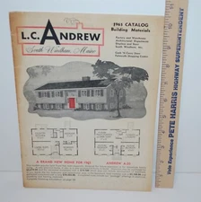 Vintage 1965 L.C.Andrew So.Windham Maine Lumber & Building Material Catalog 1965