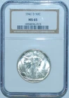 1941 D NGC MS65 Walking Liberty Half Dollar
