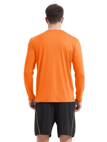 UPF 50+ Men's Sun Protection T-Shirts Long Sleeve Running Fishing Shirts Shirts - Picture 4 of 84