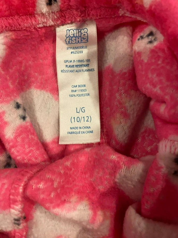 Conjunto de Calças Pijama de Lã Cuddl Duds & Jellifish Kids Holiday and Lhama L 10/12 3 - Imagem 4 de 4