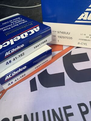 ACDelco スパークプラグとワイヤーセット 41-962と9748UU Genuine Ac Delco Spark Plugs & Wire Set 9748UU 41-162 Genuine | eBay