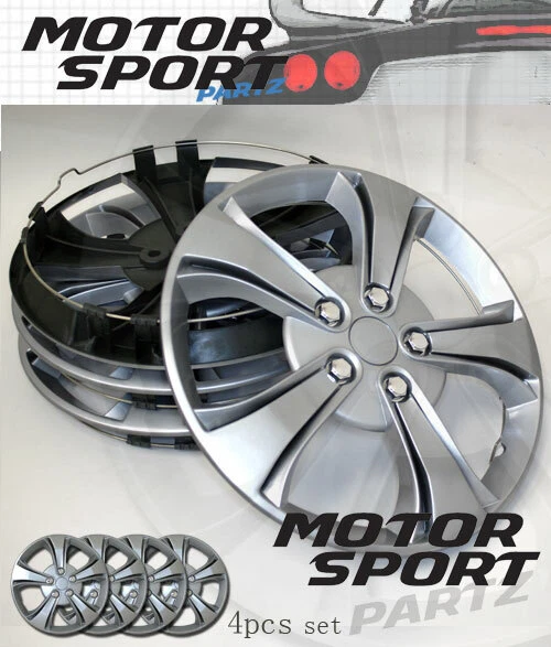 Tapacubos 15 pulgadas llanta cubierta de cubierta de cubierta de rueda juego de 4 tapacubos 15" pulgadas estilo 616 Foto 3 de 4