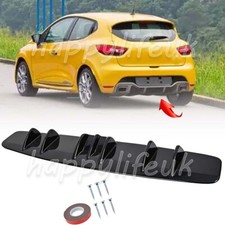 For Renault Clio Megane Laguna Rear Bumper Diffuser Spoiler Splitter Lip Shark