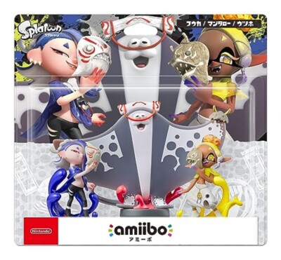 Splatoon3 amiibo フィギュア 6体セット Nintendo amiibo Splatoon 3 Deep Cut Surimi Union set Shiver