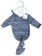 Toby Fairy 2 Piece Baby Hat  Gown Set Includes Hat  Newborn Gown, Navy Printed