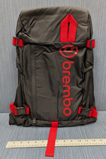 Brembo Brakes Parts Backpack Travel Bag Black Polyester Brembo Brakes Parts Backpack Travel Bag Black Polyester