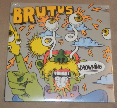 BRUTUS Drowning Ute Av Fokus 7'' Black Vinyl 2016 Limited Edition 350 Wandering* 