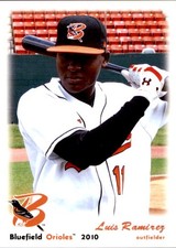 2010 Bluefield Orioles Grandstand #29 Luis Ramirez Dominican Republic DR Card