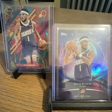 Topps Devin Booker Phoenix Suns Rare Finest & Midnight Card Lot (2)