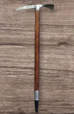 Vintage Ice Axe WILLISCH & Sohne Schweiz Mountain Climbing 71cm Used Swiss made