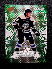 LUCA DEL BEL BELLUZ RC 2024-25 UPPER DECK ICE EMERALD GREEN HOCKEY #107    91100