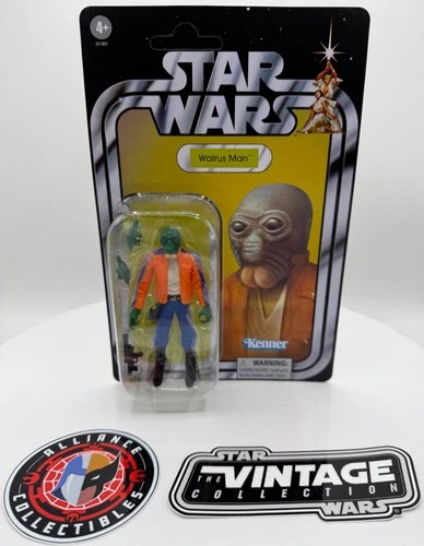 2025 Star Wars Vintage VC 377 WALRUSMAN 3.75" Hasbro Cantina Adventure Figure