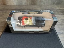 NEW RAY CITY CRUISER DIECAST 1964 FORD MUSTANG CONVERTIBLE, BLACK, 1:43 CAR