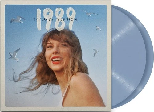 TAYLOR SWIFT 1989 TAYLOR'S VERSION 2 X 12" CRYSTAL SKIES BLUE VINYL LP SET NEW