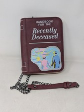 Bioworld Beetlejuice Handbook For The Recently Deceased Purse With Chain Strap