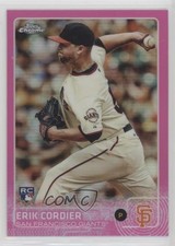 2015 Topps Chrome Pink Refractor Erik Cordier #145 e5r