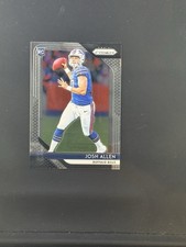 2018 Panini Prizm Josh Allen Blue Shimmer #205 card