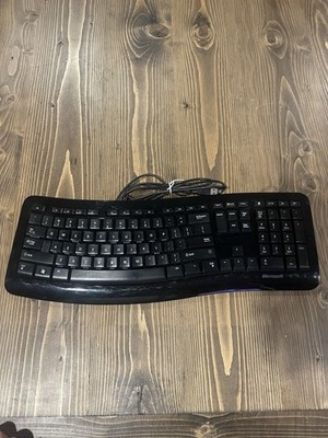 Microsoft Comfort Curve Keyboard 3000 USB Multimedia Contour 1482 Ku-1079